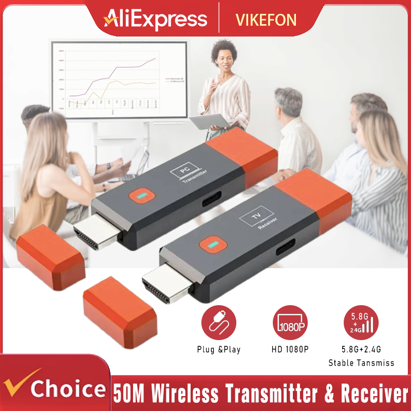 Hdmi Adapter - 50M 무선 전송 비디오 송신기 수신기