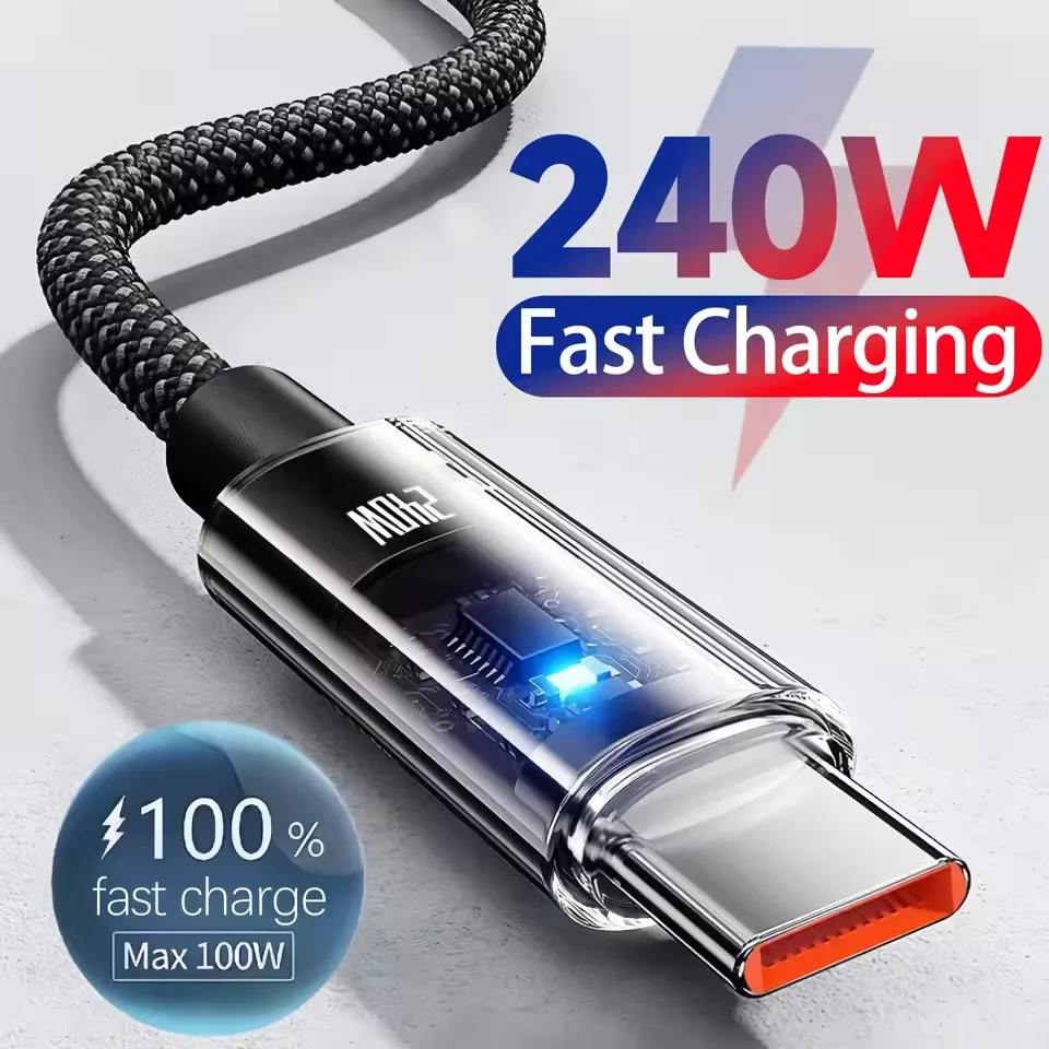 Usb Charger - 삼성, 샤오미, 화웨이, 아너 기기용 240W