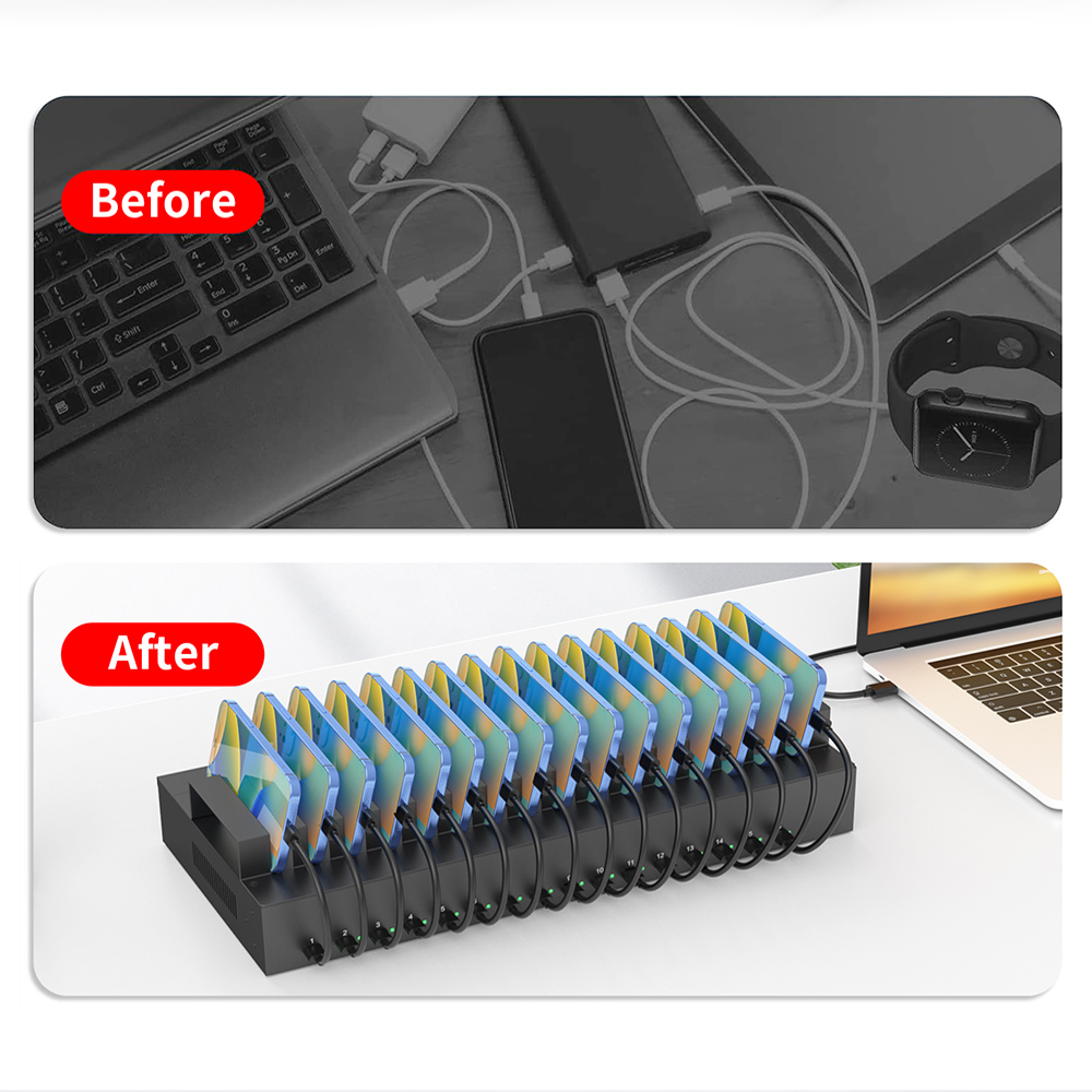 Usb Hub - CA16-165C 16포트 USB 타입-C 허브 USB