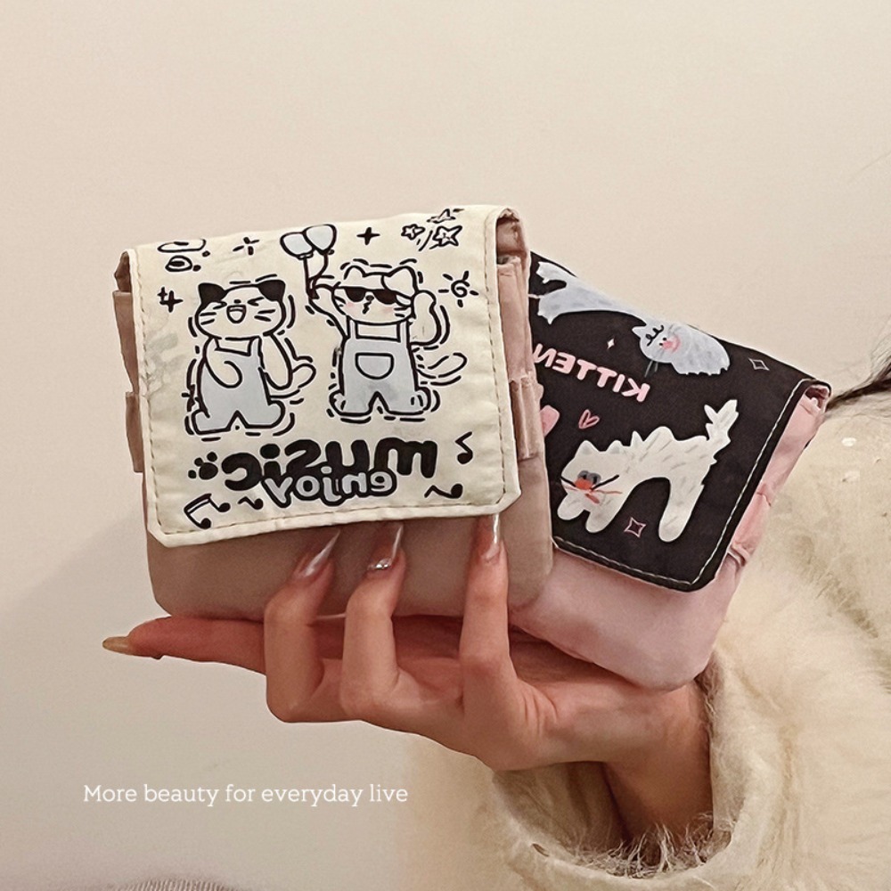 새로운 데이터 케이블 정리함 생리대 가방 대용량 만화  - Cable Organizer 리뷰 및 가격