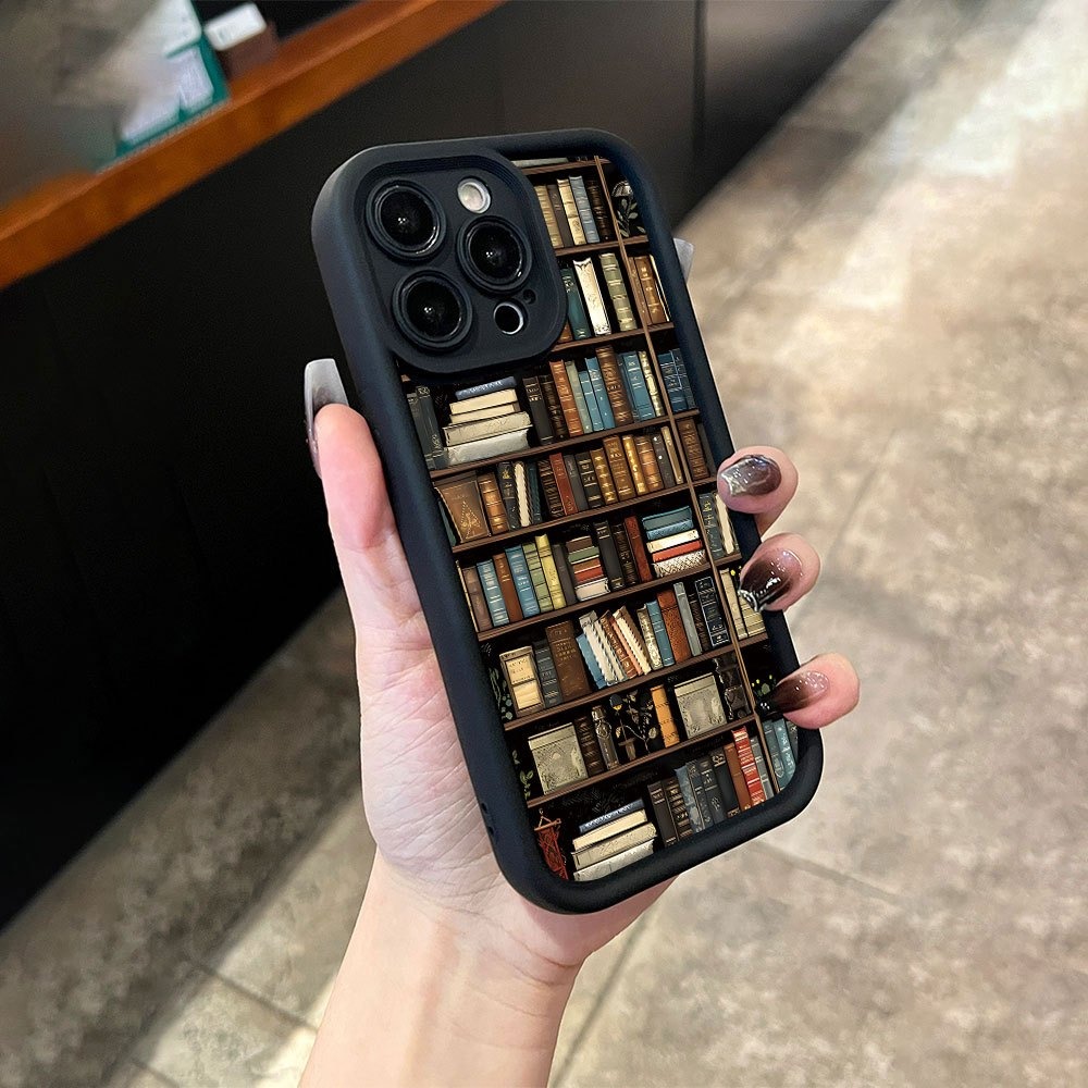 책장 디자인의 창의적인 패턴 폰 케이스 아이폰 17 1 - Usb Charger 리뷰 및 가격