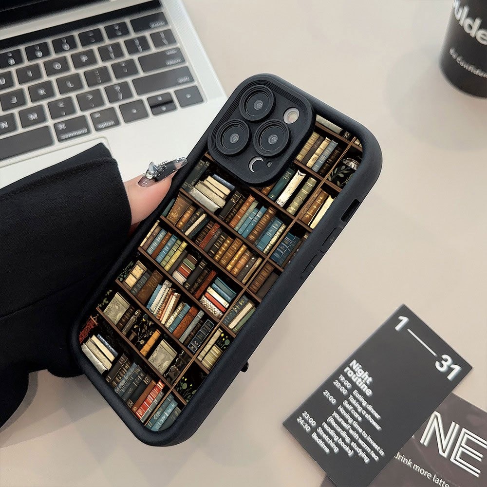 책장 디자인의 창의적인 패턴 폰 케이스 아이폰 17 1 - Usb Charger 리뷰 및 가격