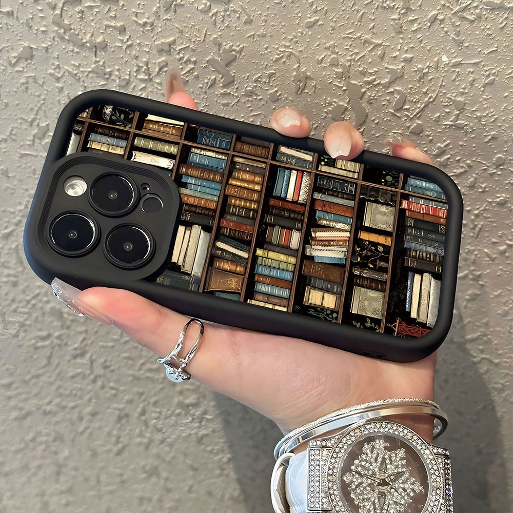 책장 디자인의 창의적인 패턴 폰 케이스 아이폰 17 1 - Usb Charger 리뷰 및 가격