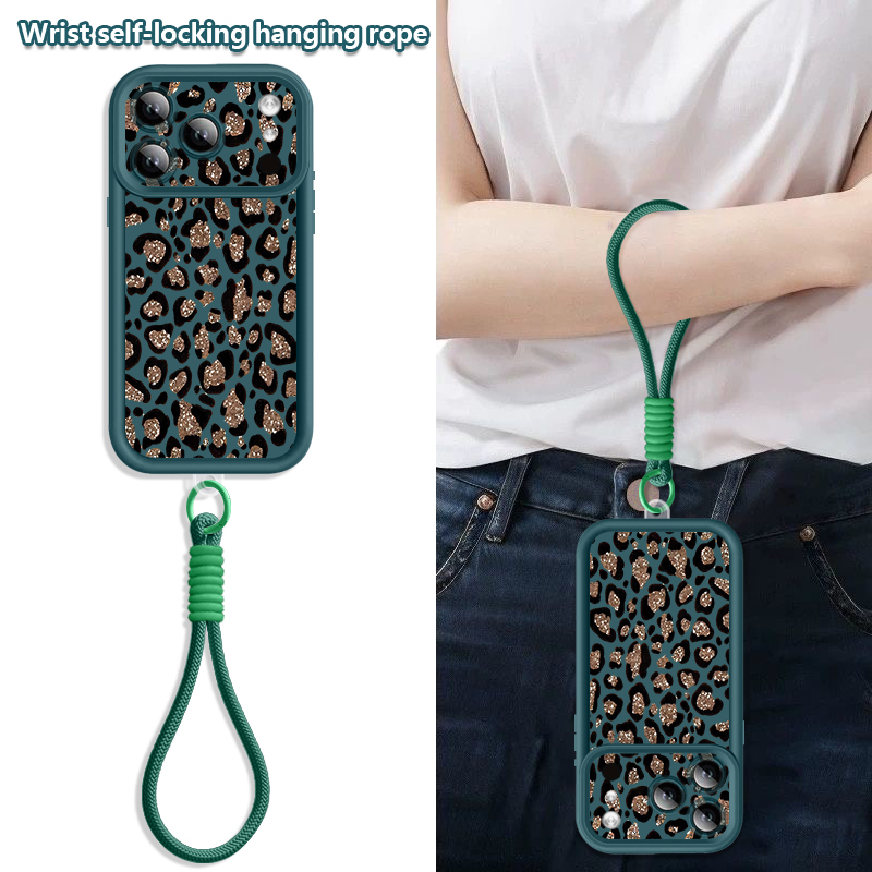 브라운 레오파드 프린트 랜야드 폰 케이스 아이폰 17e - Usb Charger 리뷰 및 가격