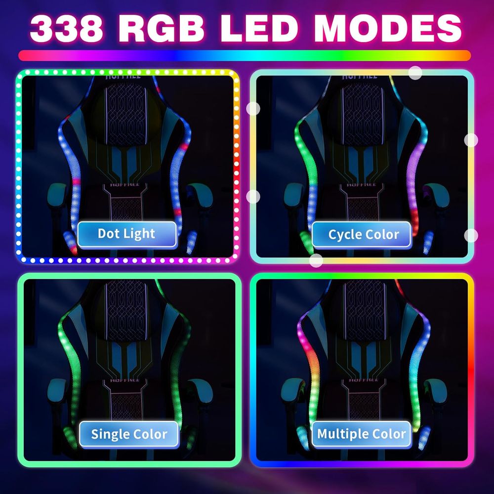 LED 조명 스피커 마사지 기능이 있는 게이밍 의자,  - Bluetooth Speaker 리뷰 및 가격