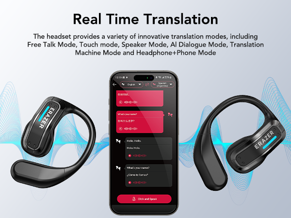 ERAZER X8 실시간 번역 헤드폰, 마이크 내장,  - Headphones Wireless 리뷰 및 가격