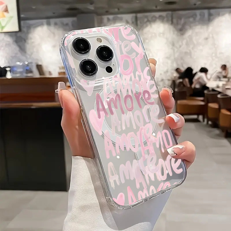 아모레-러브 로맨틱 핑크 레터링 폰 케이스 (아이폰 1 - Wireless Charger 리뷰 및 가격