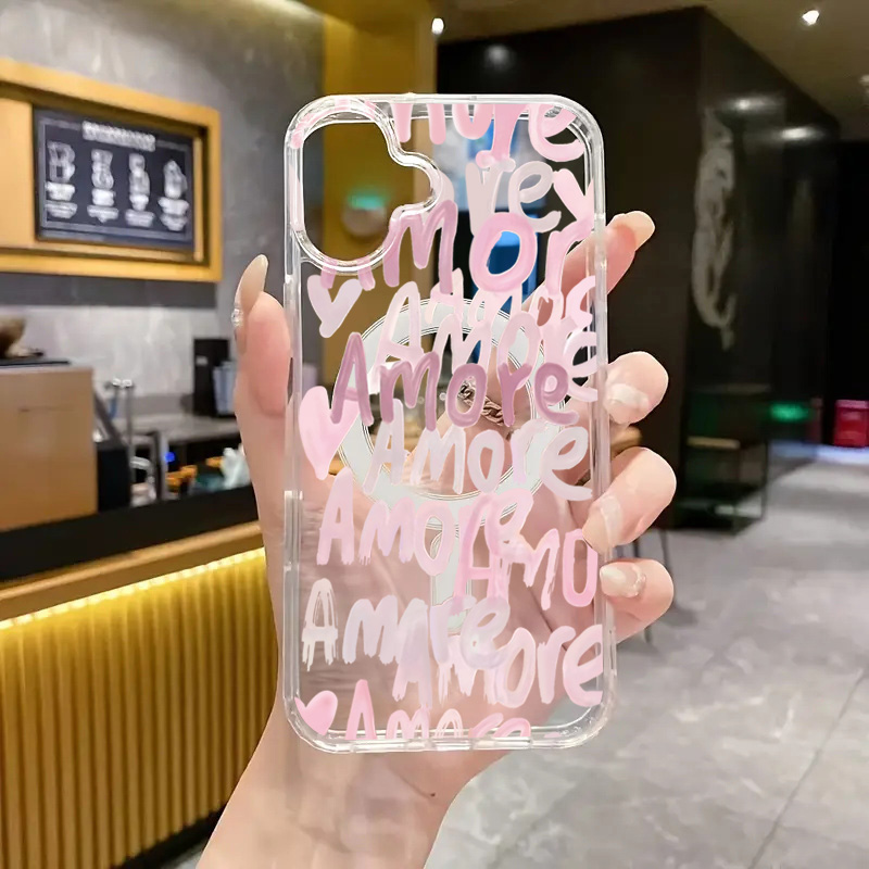 아모레-러브 로맨틱 핑크 레터링 폰 케이스 (아이폰 1 - Wireless Charger 리뷰 및 가격