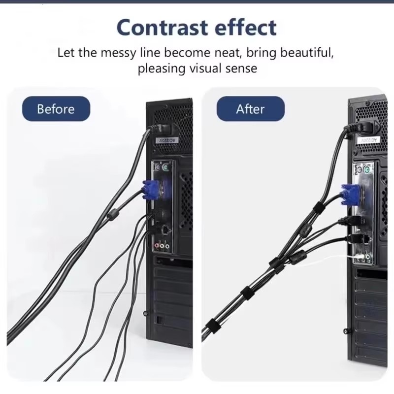 케이블 정리끈, 찢어지는 케이블 보호대, 휴대폰, 마우 - Cable Organizer 리뷰 및 가격