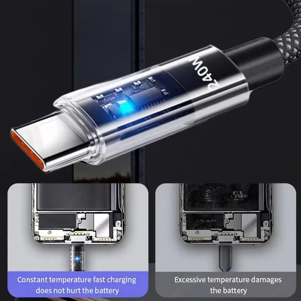 삼성, 샤오미, 화웨이, 아너 기기용 240W 나일론  - Usb Charger 리뷰 및 가격