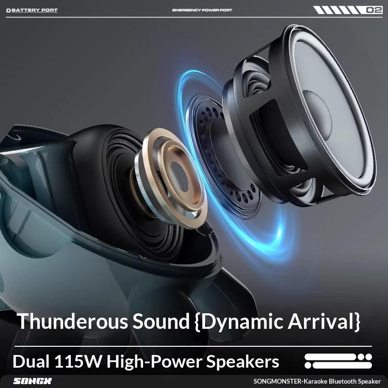 SONGX 오디오 듀얼 마이크 듀엣 15W 스피커 음악 - Bluetooth Speaker 리뷰 및 가격