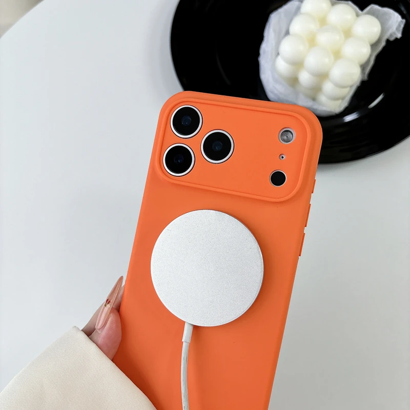 단색 공식 액체 실리콘 폰 케이스 마그세이프 아이폰 1 - Wireless Charger 리뷰 및 가격