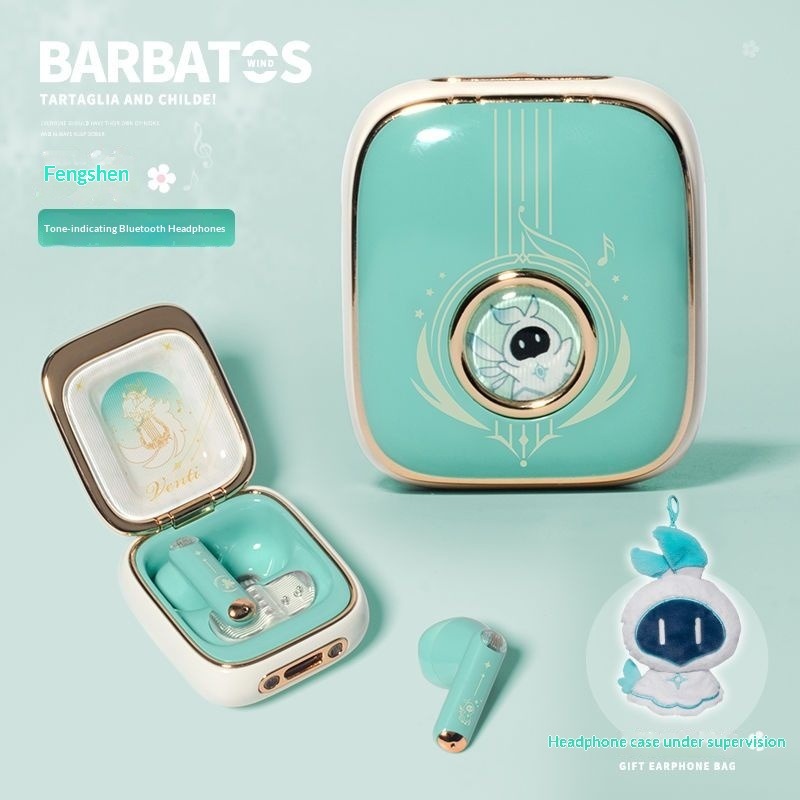 새로운 Genshin Impact Venti 이어폰 T - Headphones Wireless 리뷰 및 가격