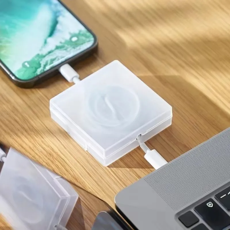 휴대용 투명 케이블 정리기 코드 관리 USB 케이블 와 - Cable Organizer 리뷰 및 가격