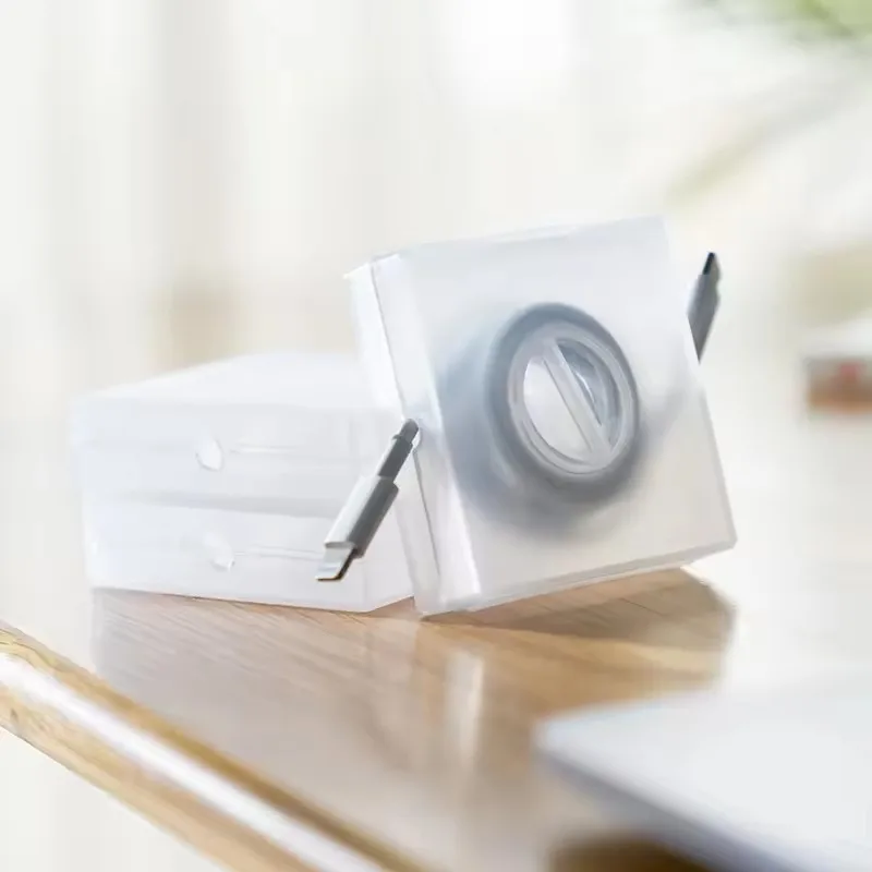휴대용 투명 케이블 정리기 코드 관리 USB 케이블 와 - Cable Organizer 리뷰 및 가격